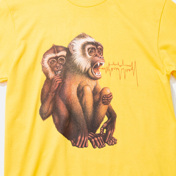 Monkey Radar T-shirt in Daisy from Fucking Awesome blues store www.bluesstore.co