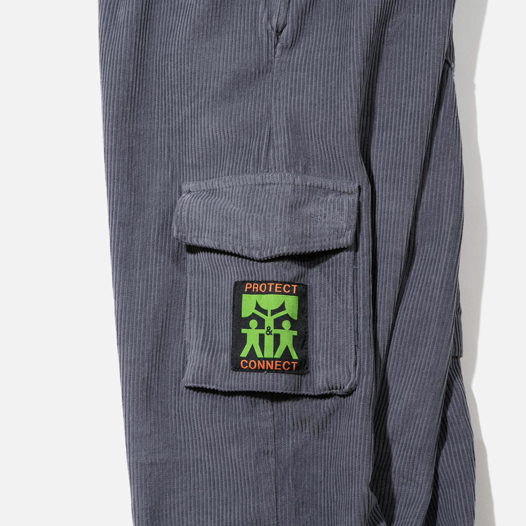Cord Cargo Pant in Salty Blue from Good Morning Tapes blues store www.bluesstore.co