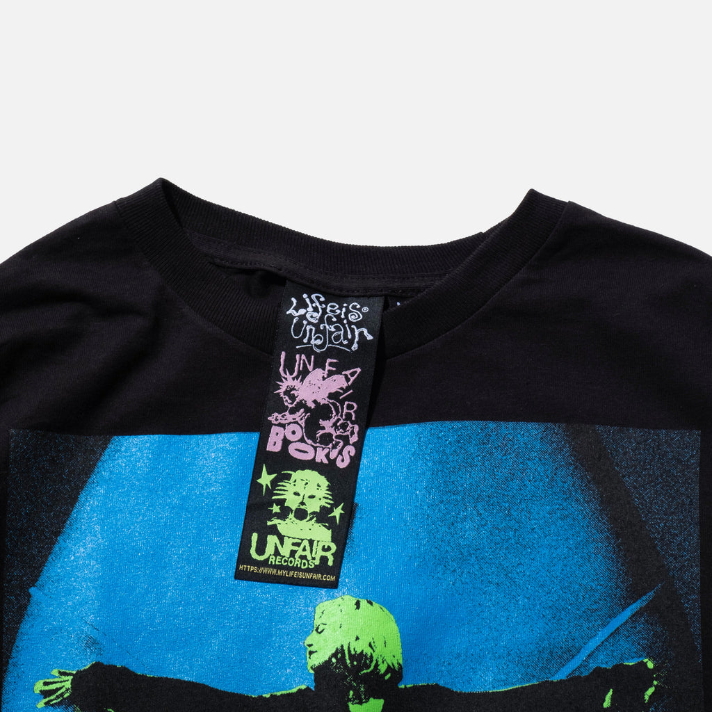 Ciccone long sleeve t-shirt in Black from Life is Unfair blues store www.bluesstore.co