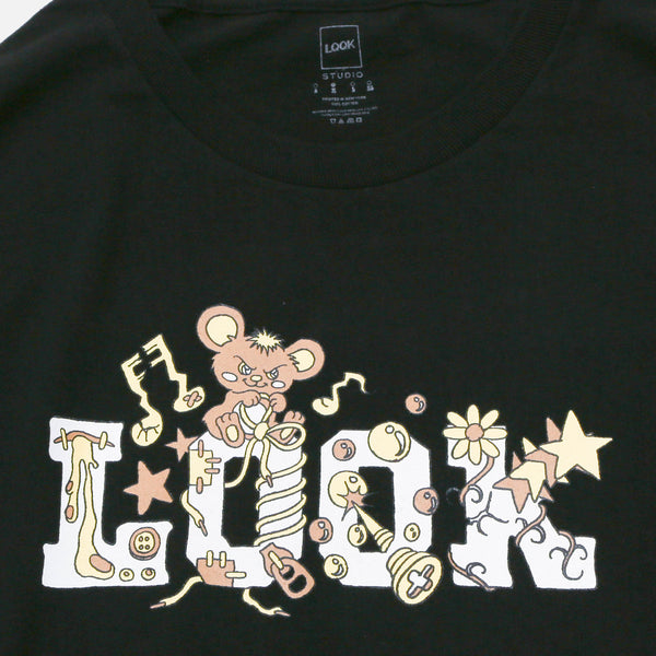 Creature Longsleeve T-shirt in Black from LQQK Studio blues store www.bluesstore.co