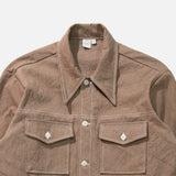 Rodeo Shirt in Brown Sun Dried Canvas from Paa blues store www.bluesstore.co