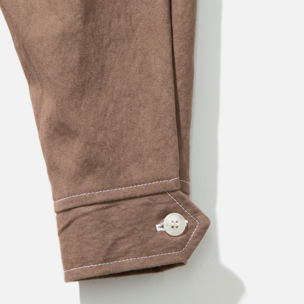 Rodeo Shirt in Brown Sun Dried Canvas from Paa blues store www.bluesstore.co