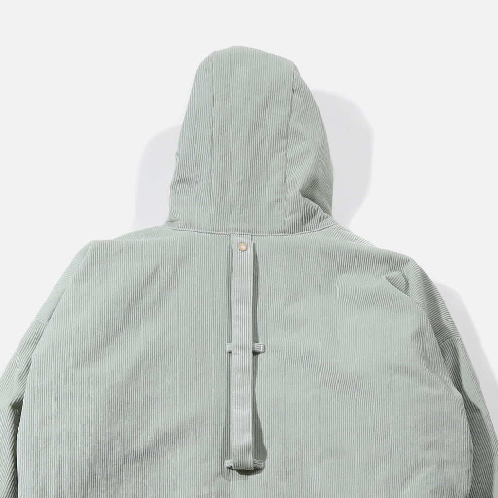 Long Futon Corduroy Coat in Mint from PHINGERIN blues store www.bluesstore.co