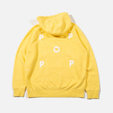Pop Logo Hoodie in Snapdragon Yellow from Pop Trading Company blues store www.bluesstore.co