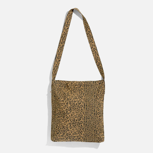 SS22 South2 West8 Book Bag Leopard Flannel Pt. blues store www.bluesstore.co