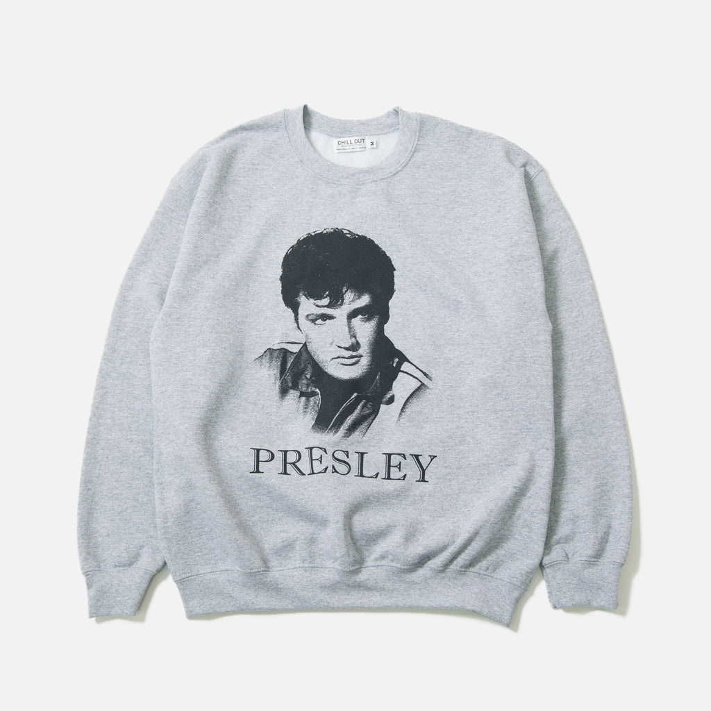 Steel Guitar In My Soul Sweatshirt in Melange Grey from the Chill Out Relaxing Clothing blues store www.bluesstore.co