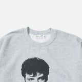 Steel Guitar In My Soul Sweatshirt in Melange Grey from the Chill Out Relaxing Clothing blues store www.bluesstore.co