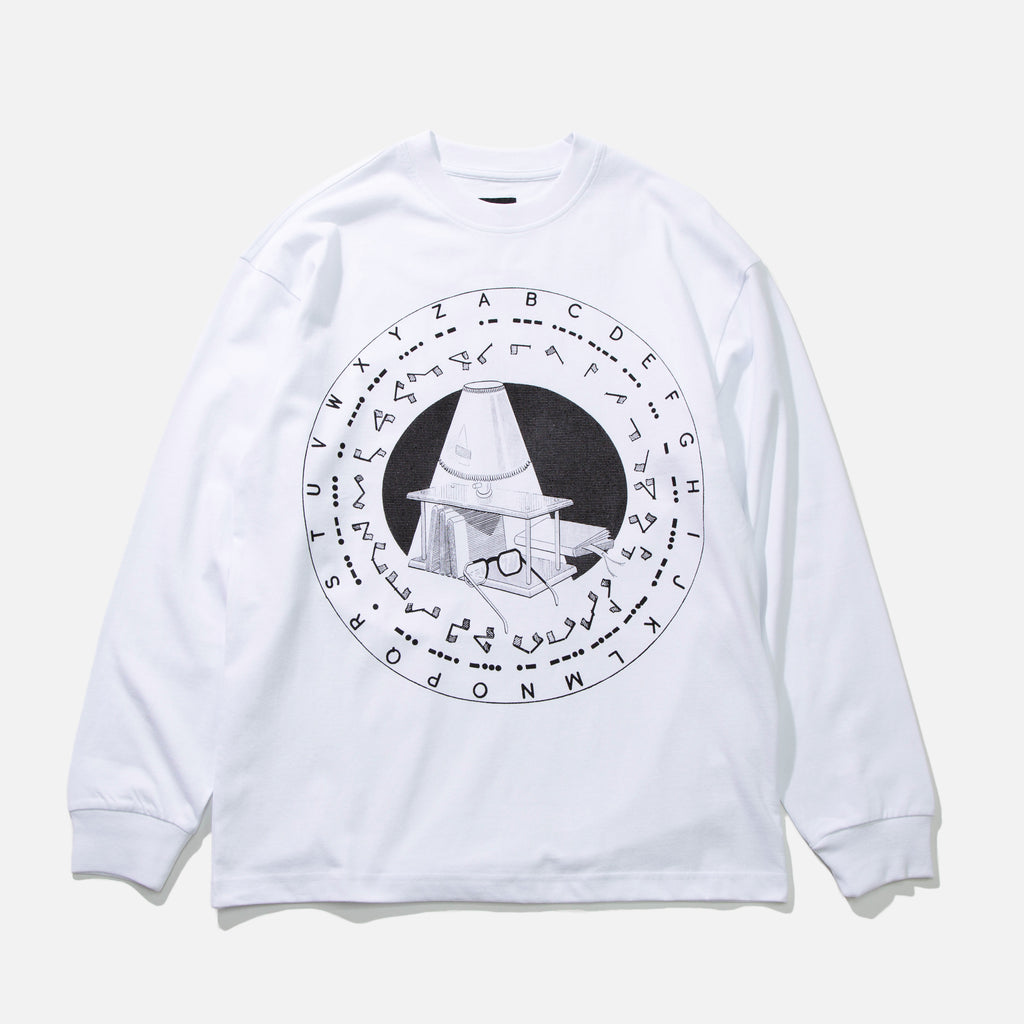 CS and Kreme long sleeve T-Shirt in white from The Trilogy Tapes Spring 2021 collection blues store www.bluesstore.co
