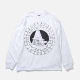 CS and Kreme long sleeve T-Shirt in white from The Trilogy Tapes Spring 2021 collection blues store www.bluesstore.co