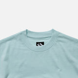 Cut & sew t-shirt in light blue, black and purple from The Trilogy Tapes blues store www.bluesstore.co