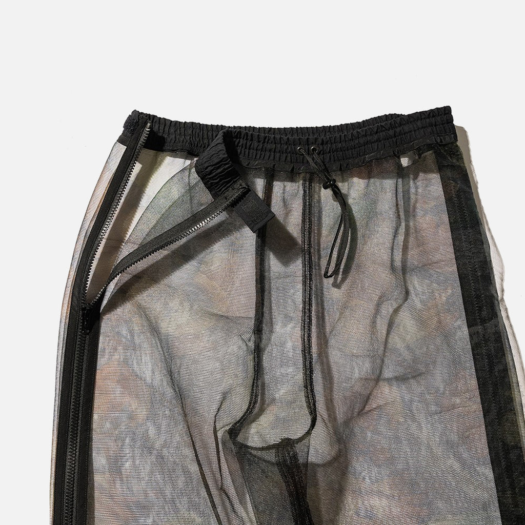 Polyester mesh pants with all over black camo print blues store www.bluesstore.co