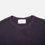 Unused Damaged Waffle Knit Pullover in Purple blues store www.bluesstore.co